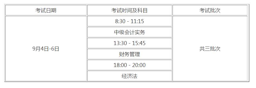 中级会计考试时间一般在几月份(中级会计考试时间一般在几月份考)